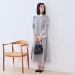 インディヴィ(INDIVI)の【洗える/SETUP可能】ストライプ柄プリーツニットスカート20