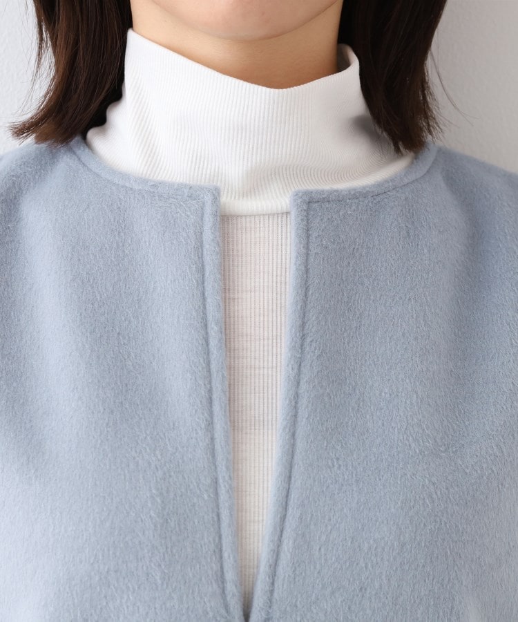 インディヴィ(INDIVI)の【日本製】ヘアリーキーネックジャンパードレス25