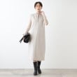 インディヴィ(INDIVI)の【日本製】ヘアリーキーネックジャンパードレス20