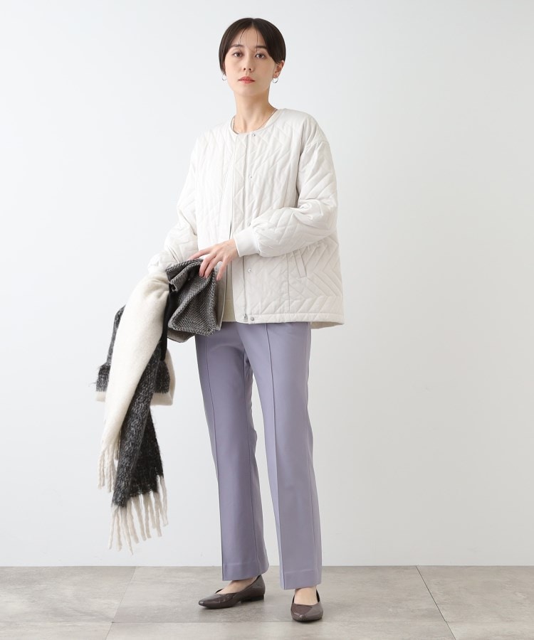 インディヴィ(INDIVI)の【洗える／高ストレッチ】ストレートラインパンツ16