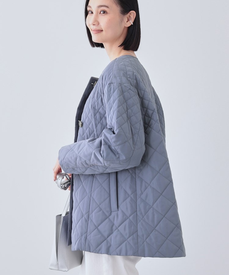 インディヴィ(INDIVI)の【撥水】グラデーションキルト トッパーコート2