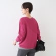 インディヴィ(INDIVI)の【洗える／ウール混／無縫製】美シルエットニット11