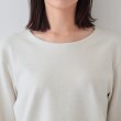 インディヴィ(INDIVI)の【洗える／UVケア／SETUP可能】メランジ調フェイクファー切り替えトップス13