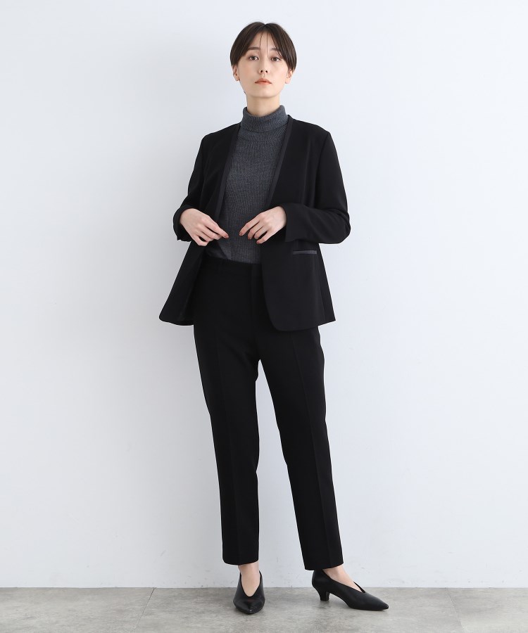 日本製／定番スーツ】トリアセテート混テーパードパンツ（パンツ