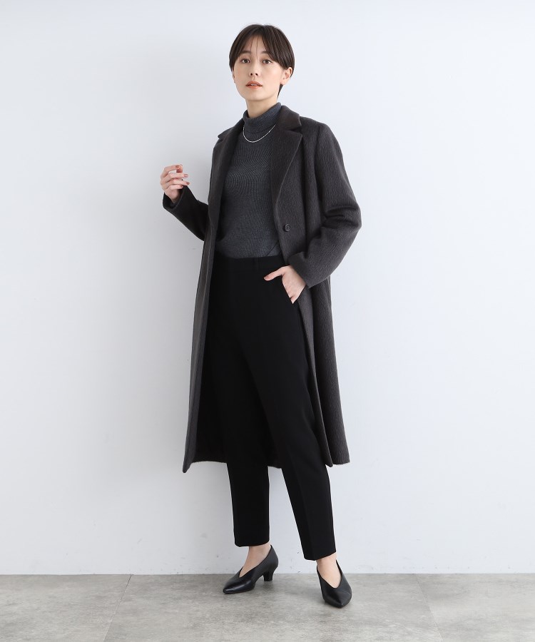 日本製/定番スーツ】トリアセテート混テーパードパンツ(パンツ 日本製/定番スーツ】トリアセテート混テーパードパンツ(パンツ