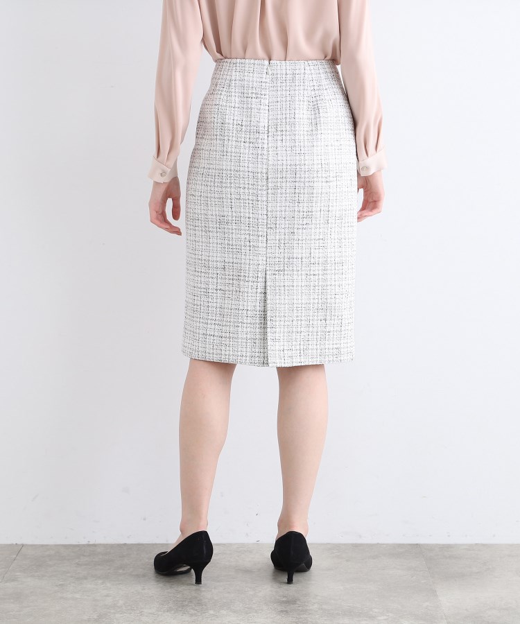 【日本製／SETUP可能】オリジナルツィードスカート