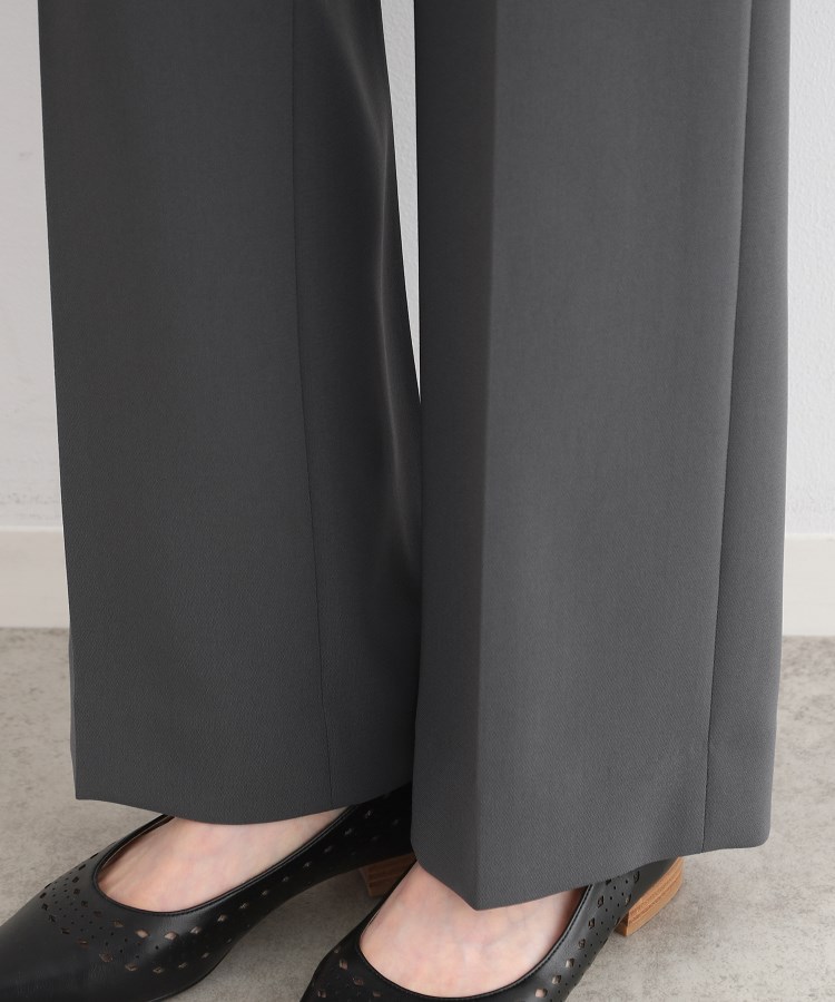 日本製/洗える/定番スーツ】ストレッチストレートパンツ 日本製/洗える/定番スーツ】ストレッチストレートパンツ