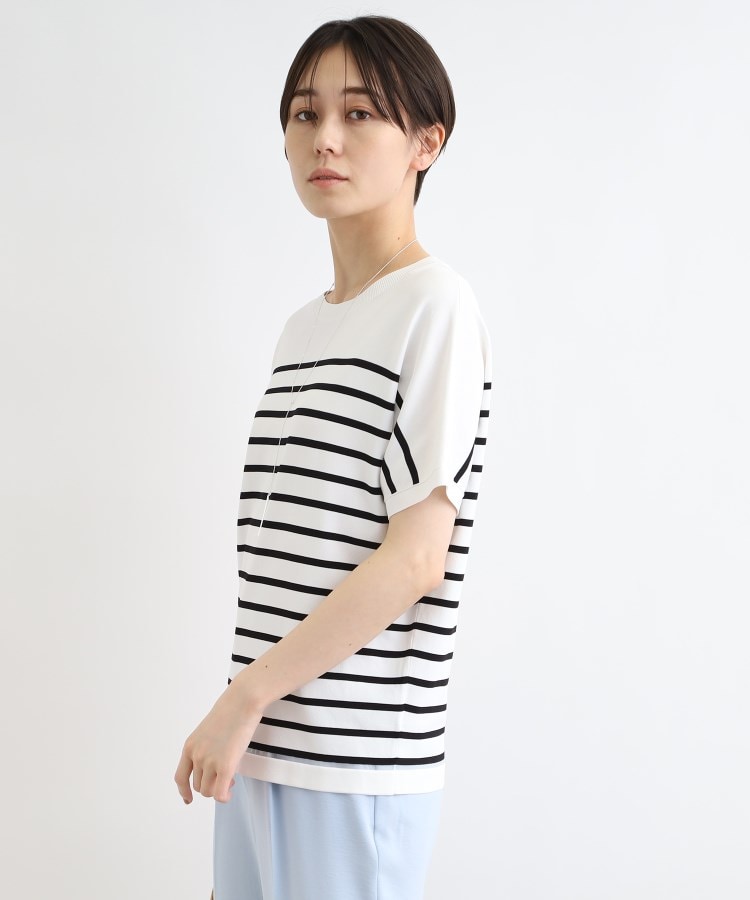 インディヴィ(INDIVI)の【洗える／サマーニット】Tシャツライクニット21