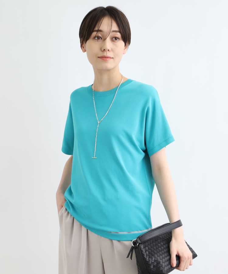 インディヴィ(INDIVI)の【洗える／サマーニット】Tシャツライクニット33