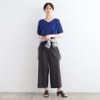 インディヴィ(INDIVI)の【洗える／ラメ】Vネックガーター編みニット30