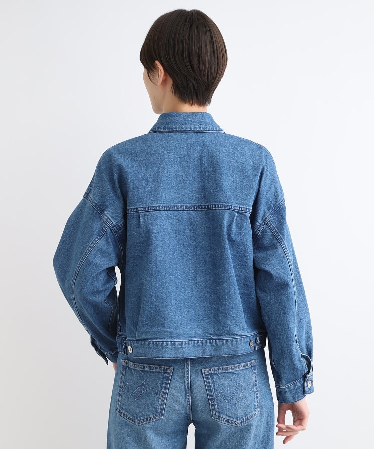 INDIVI】デニムジャケット濃紺《size36》インディゴ・GジャンS