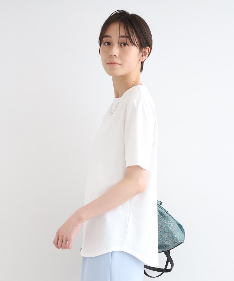 洗える】大人きれいめデザインTシャツ（Tシャツ） | INDIVI