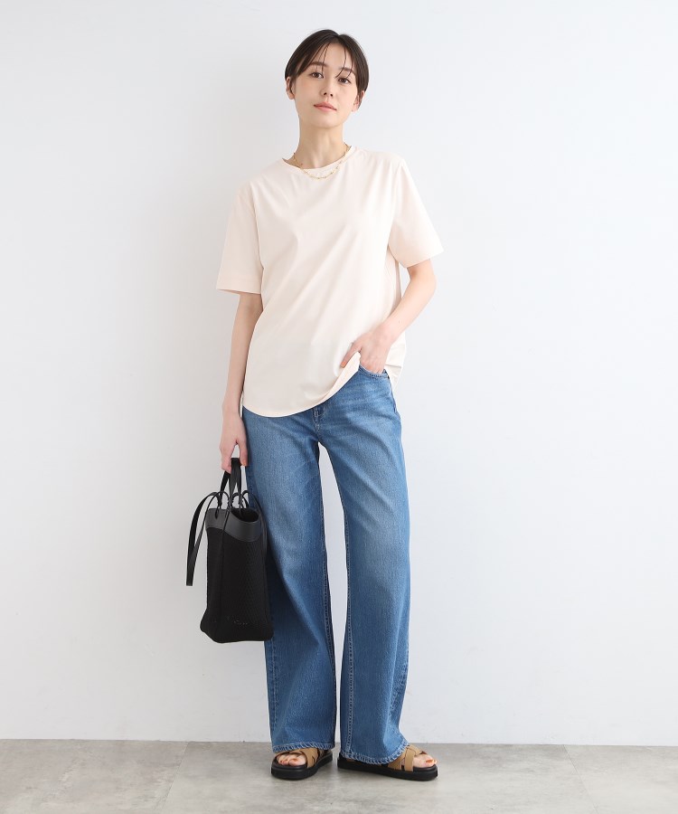 インディヴィ(INDIVI)の【洗える】大人きれいめデザインTシャツ11