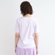 インディヴィ(INDIVI)の【洗える／コットン100％】VネックロゴTシャツ20