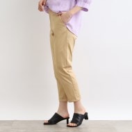 高い品質 洗える／ウエストゴム】ハイストレッチ クロップドパンツ（6～9 パンツ