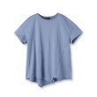 インディヴィ(INDIVI)の【洗える／コットン100％】アシメヘムデザインTシャツ1