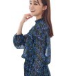 インディヴィ(INDIVI)の【セットアップ可能】フラワーシフォンブラウス6