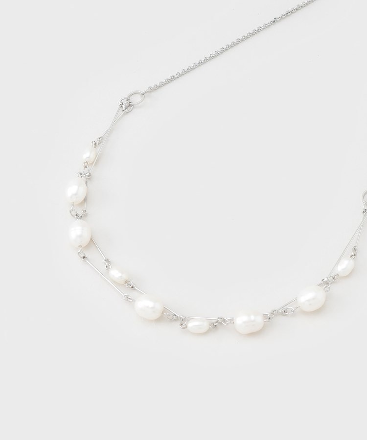 春SALE！ランダム淡水パール2連ネックレス（ネックレス