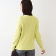 インディヴィ(INDIVI)の春SALE！【コットン混／洗える】ミニケーブル柄ニット7