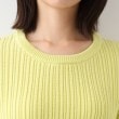 インディヴィ(INDIVI)の春SALE！【コットン混／洗える】ミニケーブル柄ニット17