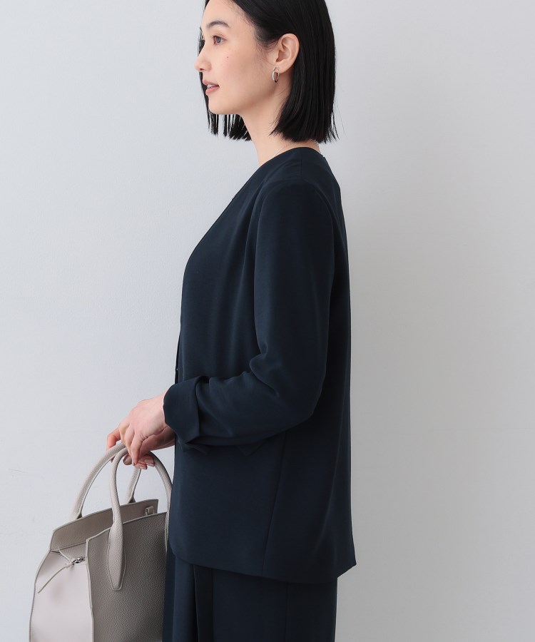 春SALE!【着る日傘/遮熱/UVケア】ノーカラージャケット 春SALE!【着る日傘/遮熱/UVケア】ノーカラージャケット