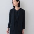 インディヴィ(INDIVI)の春SALE！【着る日傘/遮熱/UVケア】ノーカラージャケット ネイビー(094)