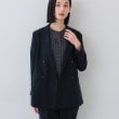 インディヴィ(INDIVI)の春SALE！【着る日傘/遮熱/UVケア】ダブルジャケット ネイビー(094)