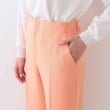 インディヴィ(INDIVI)の春SALE！【復活！褒められパンツ】ストレッチ ワイドパンツ22