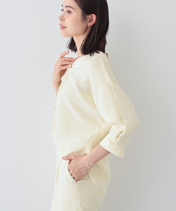 インディヴィ(INDIVI)の【着る日傘/遮熱/UVケア】Vネックドルマンスリーブブラウス10
