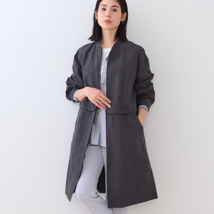 インディヴィ(INDIVI)の春SALE！【撥水／UVケア／2WAY】ショート＆ロング ブルゾンコート ブルゾン/ジャンバー