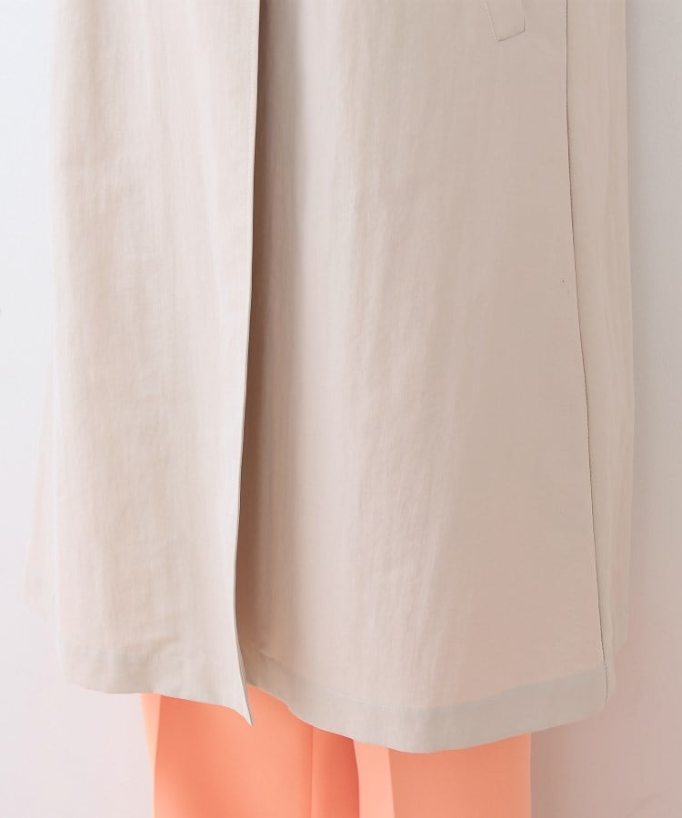 インディヴィ(INDIVI)の春SALE！【撥水／UVケア／軽量】トレンチ風ロングコート22