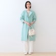 インディヴィ(INDIVI)の春SALE！【撥水／UVケア／軽量】トレンチ風ロングコート8