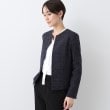 インディヴィ(INDIVI)の春SALE！【洗える】ストレッチツィードジャケット25