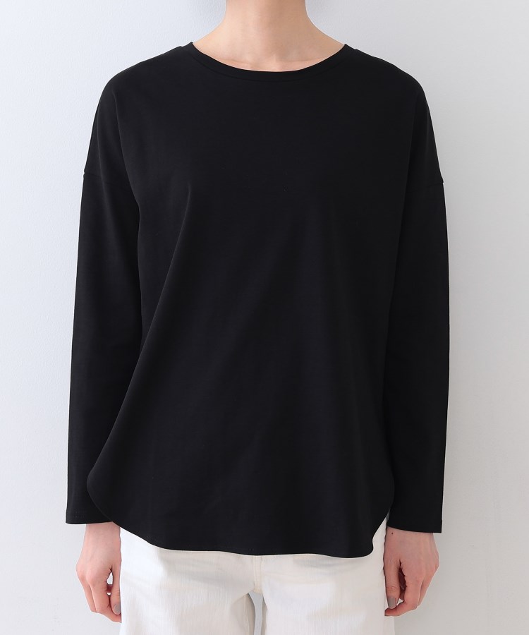キレイめ】ベーシックロングTシャツ(カットソー) | INDIVI キレイめ】ベーシックロングTシャツ(カットソー) | INDIVI