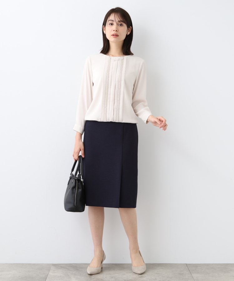インディヴィ(INDIVI)の春SALE！【洗える／スーツ】ストレートラインスカート11