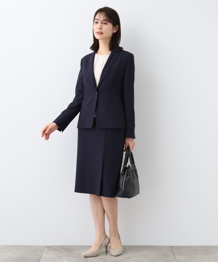 インディヴィ(INDIVI)の春SALE！【洗える／スーツ】ストレートラインスカート12