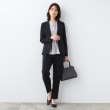 インディヴィ(INDIVI)の春SALE！【洗える】ストライプドビー ボウタイブラウス10