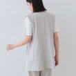 インディヴィ(INDIVI)の【こなれSETUP／ストライプ柄】リネンライクジレジャケット26