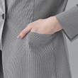 インディヴィ(INDIVI)の【洗える／夏スーツ】ミニ千鳥柄ノーカラージャケット24