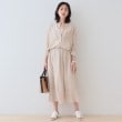 インディヴィ(INDIVI)の新色登場！【洗える／エアリー素材】巻き風ロングスカート4