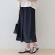 インディヴィ(INDIVI)の新色登場！【洗える／エアリー素材】巻き風ロングスカート18