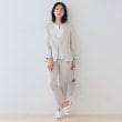 インディヴィ(INDIVI)の【洗える】ハーフジップデザインブラウス4