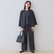 インディヴィ(INDIVI)の春SALE！【洗える／凹凸素材】シンプルVネックブラウス12