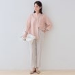 インディヴィ(INDIVI)の【洗える／エアリー素材】バンドカラーシャツ8
