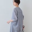 インディヴィ(INDIVI)の【洗える／エアリー素材】バンドカラーシャツ11