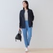 インディヴィ(INDIVI)の【洗える／エアリー素材】バンドカラーシャツ19