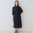 インディヴィ(INDIVI)の【洗える／エアリー素材】バンドカラーシャツ20