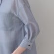 インディヴィ(INDIVI)の【洗える／エアリー素材】バンドカラーシャツ30