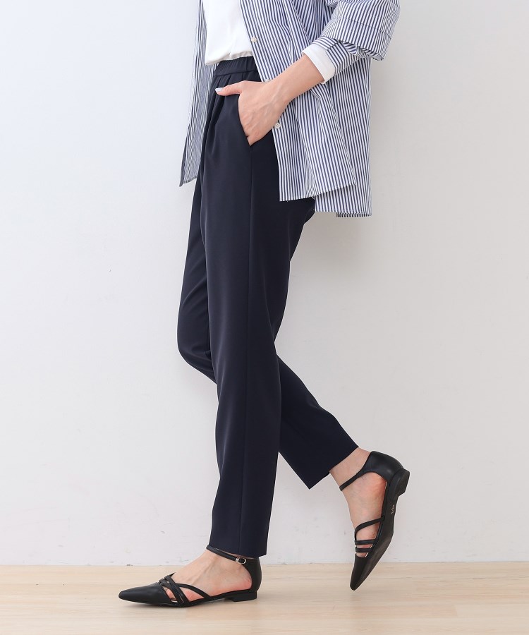 春SALE!【褒められパンツ】ストレッチ タックテーパードパンツ 春SALE!【褒められパンツ】ストレッチ タックテーパードパンツ
