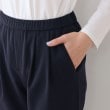 インディヴィ(INDIVI)の春SALE！【褒められパンツ】ストレッチ タックテーパードパンツ27